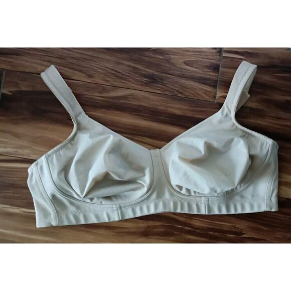 Cacique Wireless Minimizer Bra Size 46C Nude Support T-Shirt Bra Full Coverage - Picture 6 of 6